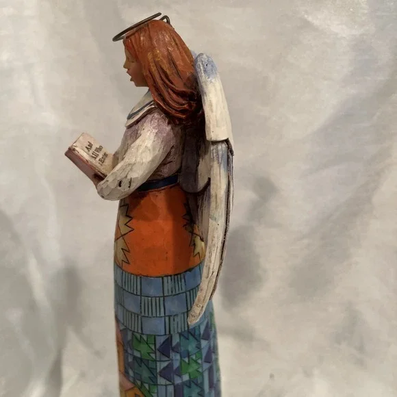 Heartwood Creek Retired 2004 Jim Shore Singing Makes The Heart Glad 13" Angel - Picture 5 of 15